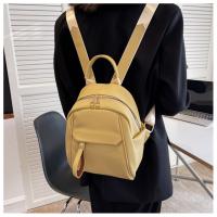 Bolso mujer 2025 nueva mochila de cuero suave para mujer, mochila pequeña de viaje literario de moda bolso de mujer - details 21