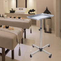 Carro móvil para peluquería, carro rodante para salón de belleza y tatuaje, equipo médico de almacenamiento para barbería - details 2