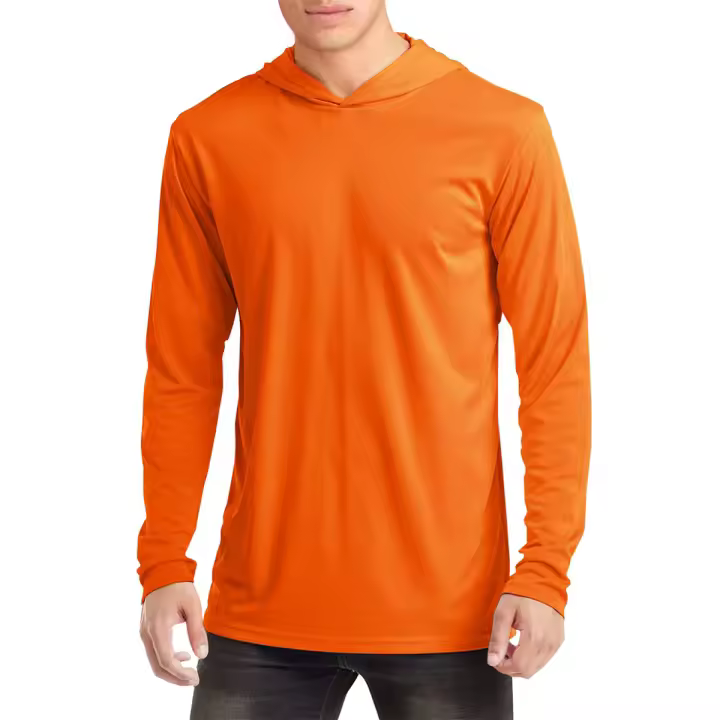 camisetas con capucha para hombre, camisa de manga larga con protección solar uv, de secado rápido, para surfear - 1