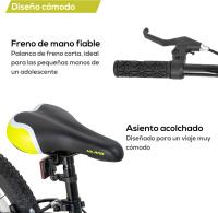 Bicicletas para Niños y Niñas 20 Pulgadas, 1 Velocidad, Horquilla de Suspensión y Freno en V - details 28