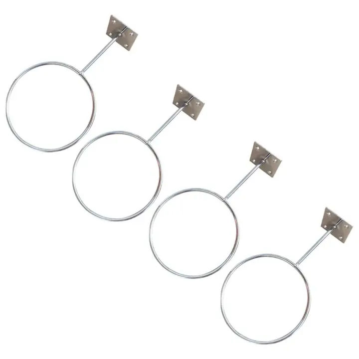 Soporte de pared para balones de medicina, baloncesto, voleibol, fútbol, 4 piezas - 1