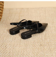 Zapatos planos con correa puntiaguda simples y versátiles - details 31