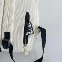 Mochila para ordenador portátil Y2K con diseño de estrella para niñas, mochila escolar de gran capacidad para estudiantes adolescentes, mochila de pana, bolso de hombro con doble correa - details 12