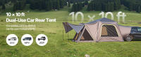 SucceBuy Tienda de campaña para Acampar, Impermeable, Doble Capa, con Ventanas de Malla y Bolsa de Almacenamiento, Ideal para Aventuras al Aire Libre - details 0