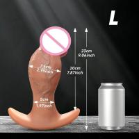 Leten Super Grande Pulga de Piel Silicona Masajeador Prostatas Estupido Sexy para Adultos - details 8