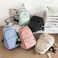 Mochila Escolar para Jóvenes Mujeres Sólido Simple Gran Capacidad Mochila Universitaria para Chicas Mochila de Libros para Estudiantes Hecha en China - details 0