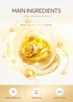 Máscara de ojos de caracol dorada, hidrata y nutre la piel del contorno de los ojos en profundidad. Reducir las ojeras,50 Piezas - details 5