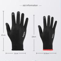Guantes para adultos moda al aire libre letra cinco dedos conducción mitones coreanos hombres guantes mujeres guantes de protección solar escalada - details 0