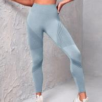 Pantalones de yoga para mujer, monos de entrenamiento para correr con cintura alta y realce de cadera, control abdominal, entrenamiento de estiramiento, sin costuras - details 4
