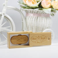 JASTER USB 2.0 Flash Drive de 128GB Regalo Creativo de Negocios con Caja de Madera - details 4