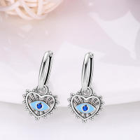 Pendientes de hoja de plata de ley 100%, joyería elegante de cumpleaños para mujer - details 12