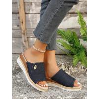 Zapatos de mujer con tacones de cuña de verano - details 3