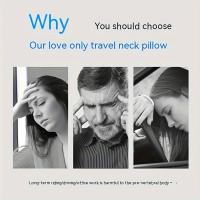 Almohada De Viaje De Espuma Viscoelástica Pura, Suave Y Transpirable, Funda Lavable A Máquina, Kit De Viaje En Avión, Almohada - details 5