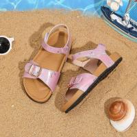 Sandalias planas versátiles de ropa exterior para niña dulce, zapatos de playa de estilo extranjero. - details 1