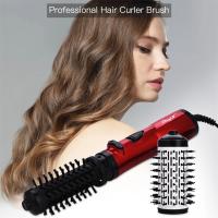 cepillo eléctrico para alisar el cabello, secador de pelo giratorio automático, soplador, rizador de pelo, peines, estilismo de salón - details 0