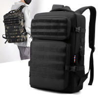 Mochila táctica de camuflaje para exteriores, mochila militar multifuncional para montañismo, Camping, bolsa deportiva impermeable - details 0