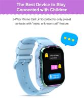 Reloj inteligente 4G para niños, dispositivo con GPS, WIFI, videollamada SOS, resistente al agua, cámara, Monitor, rastreador, ubicación, teléfono, 2024 - details 2