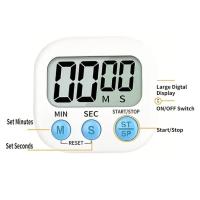 Reloj despertador con pantalla LED, cronómetro electrónico Manual, cuenta atrás, temporizador Digital magnético para deportes, cocina, ducha, estudio - details 6