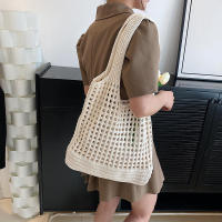 Bolso de hombro tejido con diseño hueco Vintage para mujer, bolsos de mano de gran capacidad, bolsos de viaje de verano para mujer, bolsos de playa - details 9