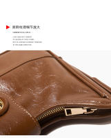 Nueva bolsa cuadrada pequeña de alta gama, portátil para viajeros versátiles de moda, con cadena para las axilas del hombro de las mujeres. - details 16