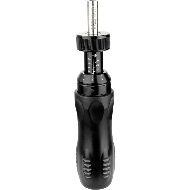 Destornillador de torsión SucceBuy - Llave de accionamiento de 1/4" para electricistas. Con una escala, ofrece un rango de torque de 10 - 70 in/lbs y un incremento de torque de 1 in - lbs. Viene con puntas y estuche para su comodidad. - 1