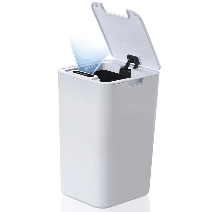 Cubo de basura inteligente para el hogar, cubo de basura de inducción con Sensor eléctrico, automático, para cocina y baño - 1