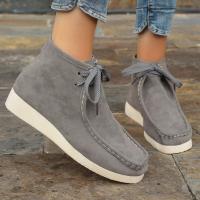 zapatos planos casuales con cordones para mujer - details 4