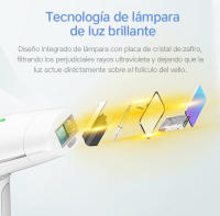 Vancostar-depiladora láser IPL 2 en 1, removedor permanente, recortador de Bikini, lámpara de rejuvenecimiento, depiladora eléctrica reemplazable - details 4