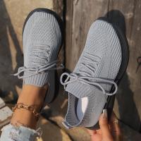 Zapatos deportivos casuales de moda para mujer, zapatillas con cordones - details 6