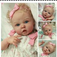 Muñeca Reborn de silicona suave con piel de pintura 3D para niña, juguete hecho a mano de 60 CM, Princesa, bebé pequeño, Real Artist Collection - details 4