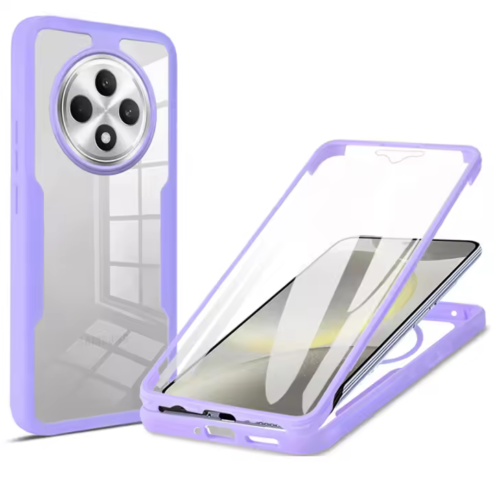 Funda para teléfono OPPO Reno 12F a prueba de golpes y caídas Material PC+TPU - 1