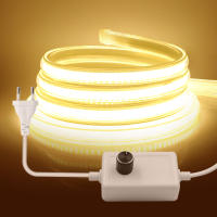 Tira de luces LED COB regulable para decoración exterior, cinta Flexible de luz FOB, resistente al agua, 220V, 360Leds/M RA 90, alto brillo, 3000K, 4000K, 6000K - details 1