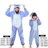 Pijama de dibujos animados kigurumi unicornio para mujeres y hombres pijama de peluche de invierno cómodo y cálido pijama de dibujos animados con capucha y botones - details 13