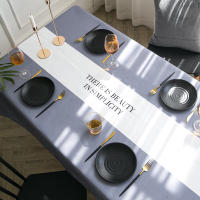 Mesa de centro Rectangular nórdica Anti-foug moderna para el hogar, Mantel de tela resistente al agua y al aceite, Mesa - details 3