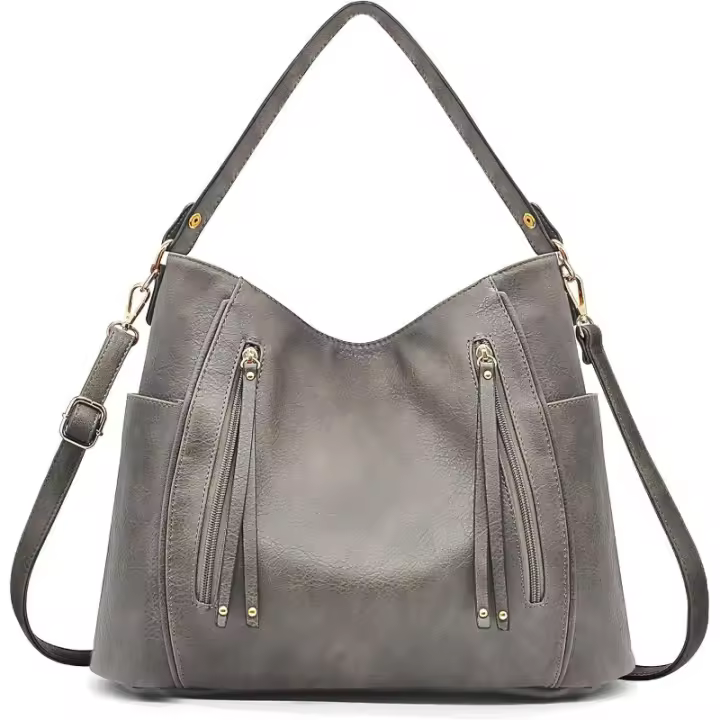Bolsos de Mano para Mujer, Bolso Bandolera Grande de Cuero, Bolso de hombro, Diseño de PU, Bolso de alta gama para Mujer - 1