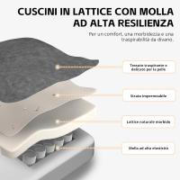 Silla de Oficina con Tejido de Alta Tecnología, Silla Gamer Silla Ordenador con Reposapiés, Cadeira Gaming Chair Silla de Ordenador, Adultos, Adolescentes (Negro) - details 3