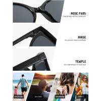 Nuevas gafas de sol de color caramelo europeas y americanas de ojo de gato de montura grande de moda, gafas de sol de moda de fotografía callejera de pasarela retro - details 2