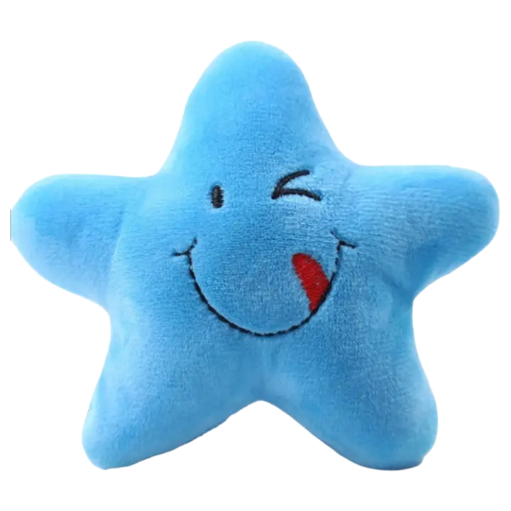 Juguete de Peluche de Perro Bulldog Resistente a Mordiscos, Juguete de Sonido de Dibujos Animados de Frutas Suministros para Mascotas - 1