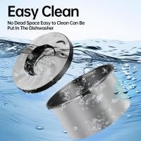 Cuenco de agua para perros grandes de 5,6 L/190 oz, sin derrames, sin goteo, dispensador de agua para perros con disco flotante, cuenco de acero inoxidable para beber lentamente para perros pequeños, medianos y grandes - details 5