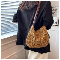 Bolso de estilo bohemio cruzado para mujer, bolso de hombro tejido a mano para vacaciones en la playa - details 6