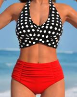 Bikini nuevo sexy traje de baño de mujer con tirantes cruzados tipo halter - details 9
