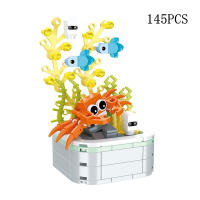 Juguete de bloques de construcción modelo de flores, ramo eterno, decoración creativa de plantas de escritorio para el hogar, juguetes educativos para niños, regalo de cumpleaños - details 14