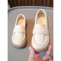 Zapatos de cuero para niñas, mocasines antideslizantes con gancho y bucle, color negro, para primavera y otoño, 2023 - details 6