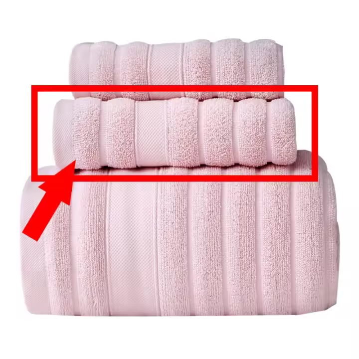 Juego de Toallas de Baño de Algodón Toallas de Baño Gruesas y Absorbentes de 3 Piezas - 1
