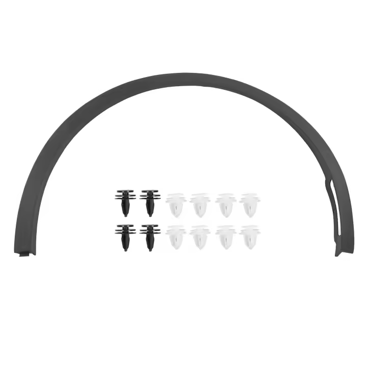 Moldura de rueda lateral de coche, protector contra salpicaduras, cejas, arco, Flare, tira embellecedora, reemplazo para Tesla Model Y 2020 a 2023, delantera derecha 1494186 00 B - 1