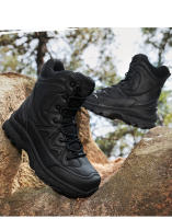 Botas tácticas de combate del desierto de la fuerza especial para hombre, zapatos de senderismo al aire libre, zapatillas de seguridad para el trabajo al tobillo - details 7