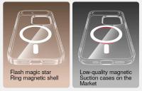 SmartDevil-funda de teléfono magnética de vidrio templado para iPhone 16 Pro Max, funda trasera transparente Magsafe para iPhone 16 Pro 16 - details 6