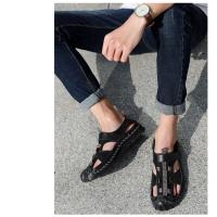 Sandalias de cuero para hombre, zapatos informales antideslizantes, cómodos, transpirables, para playa, talla grande 38-48 - details 15