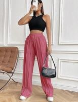 Pantalones de cintura alta para mujer Leggings rectos y sólidos Moda Nuevo nd - details 13
