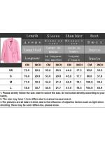 Conjunto de Traje Casual para Mujer de Cintura Alta Blazers Rectos Moda Plus Size - details 1